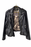Cooper size 16 leather jacket black