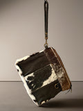 Cow hide clutch