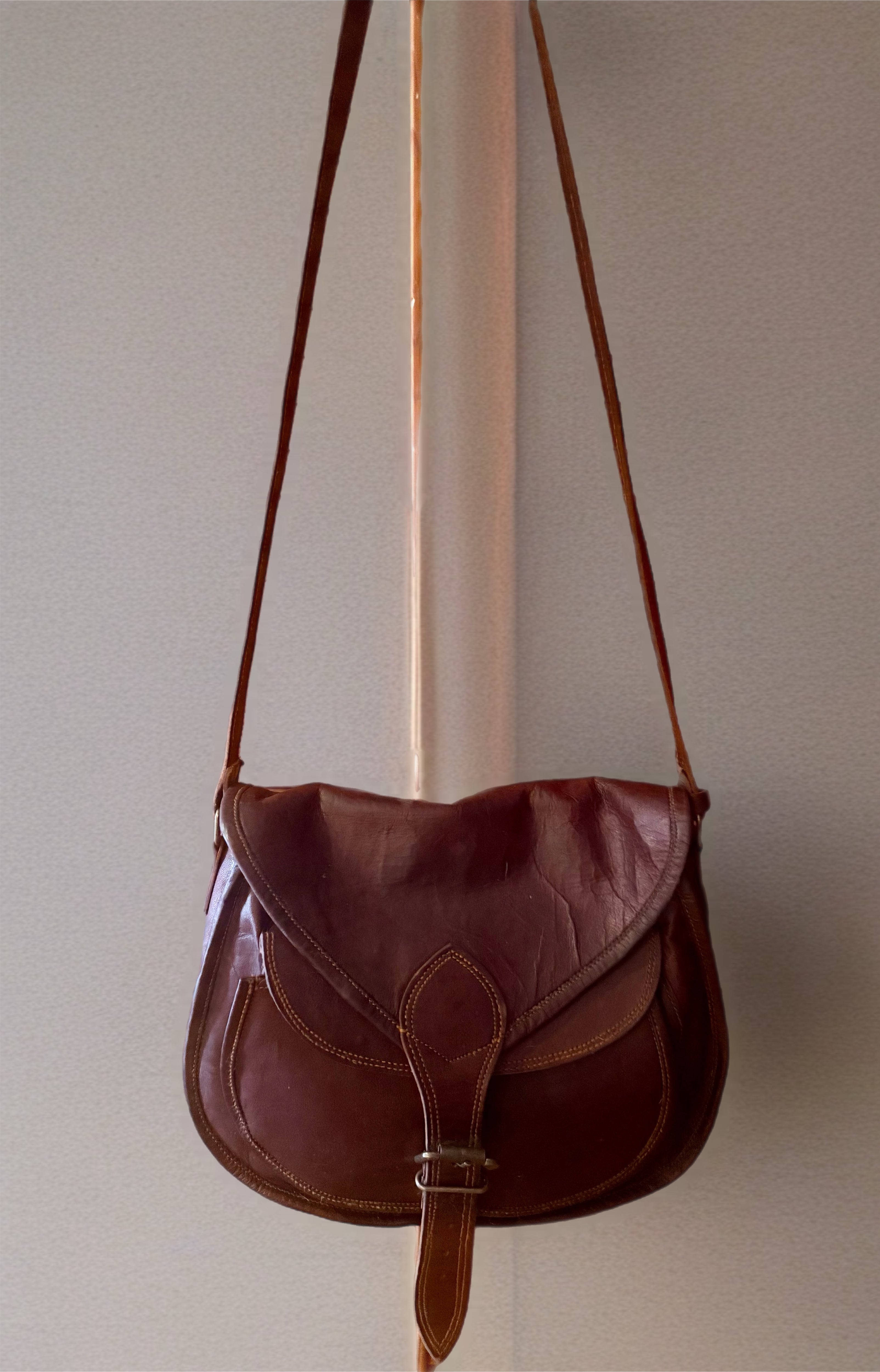 Brown Messenger Leather Bag