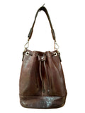 Holden ‘Olga’ Medium Drawstring Genuine Leather