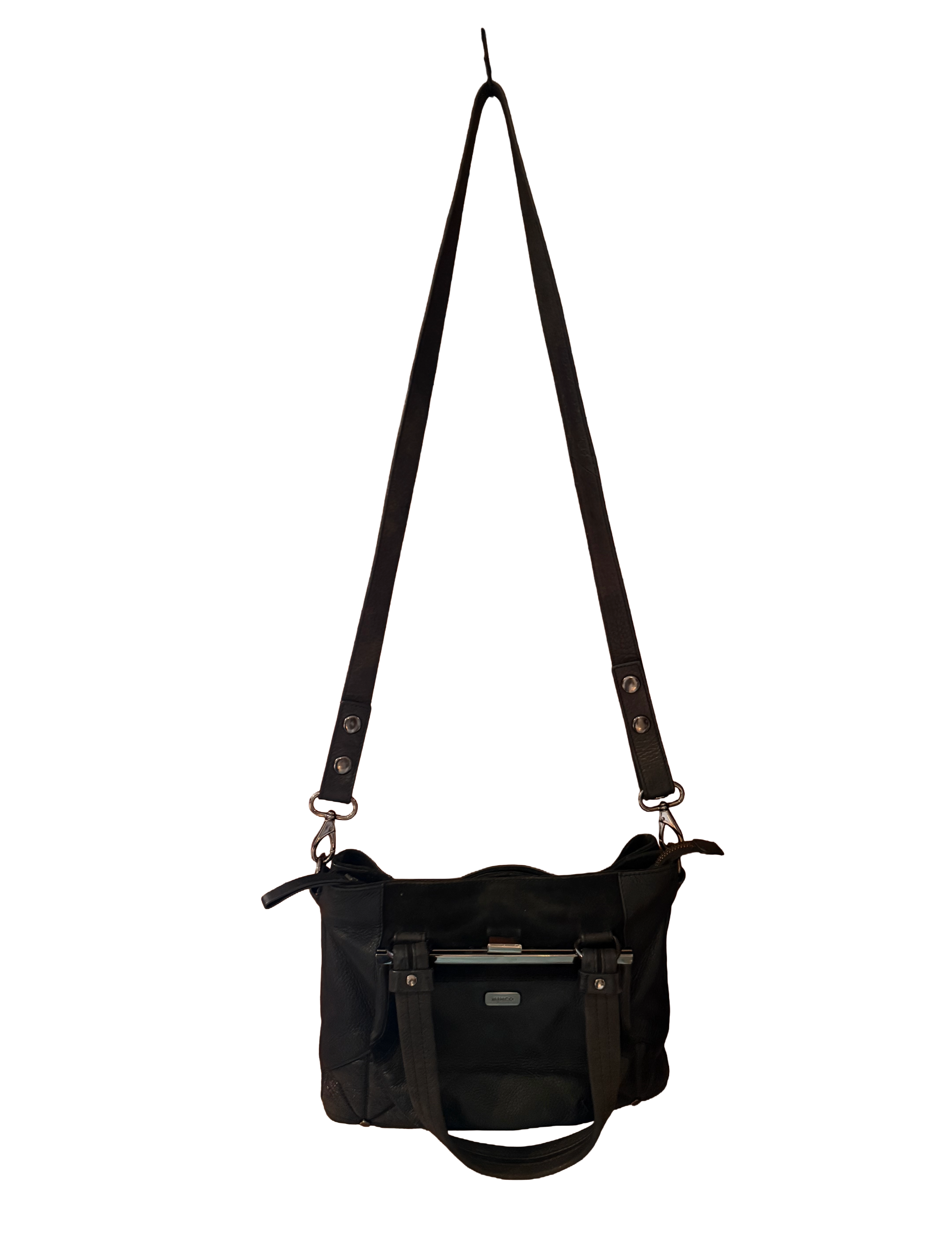 Mimco Vintage Crossbody — black